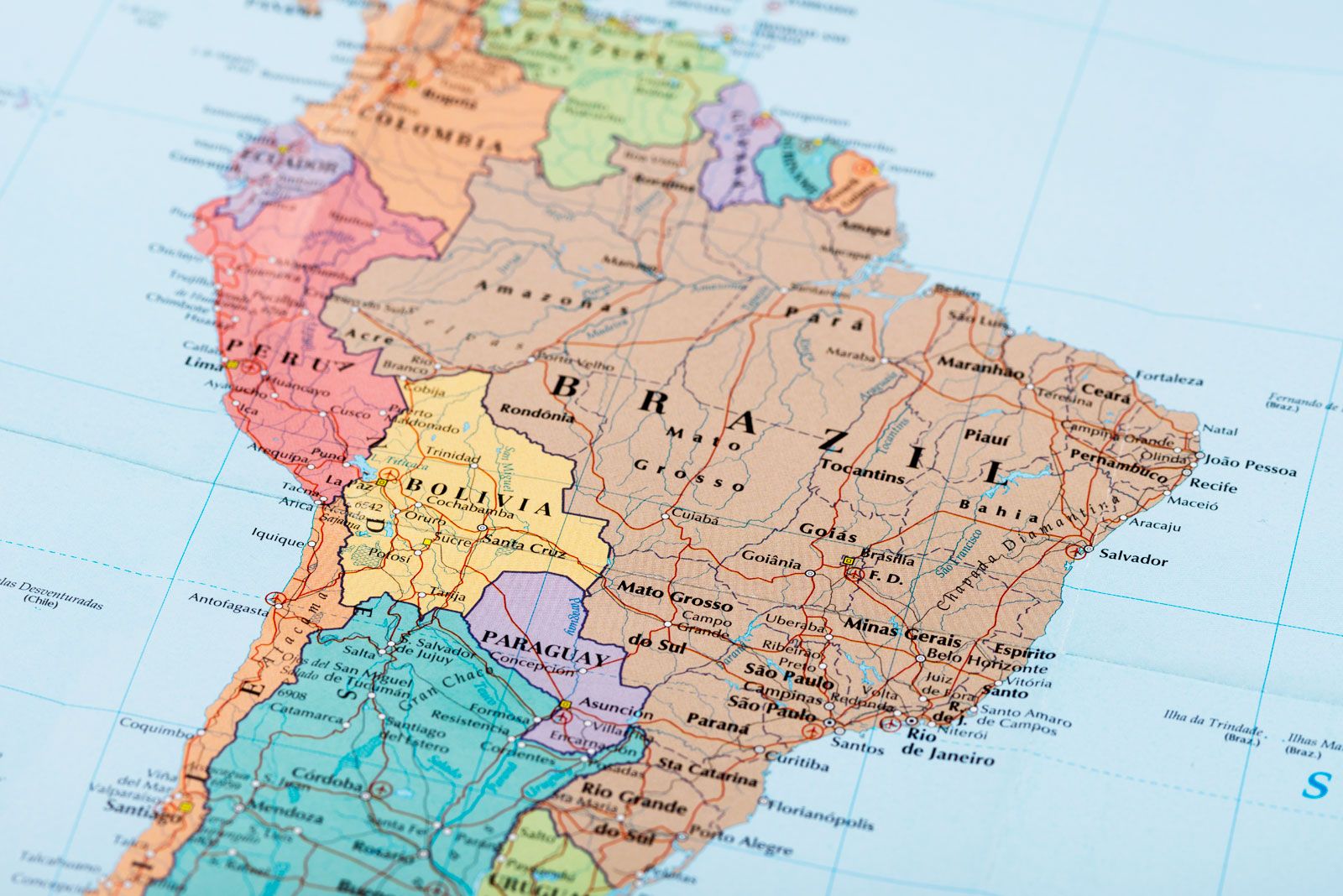 South America Map1 